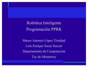 Robótica Inteligente Programación PPRK