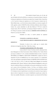 Nº 182 En la ciudad de Venado Tuerto, a los 26 días del mes de