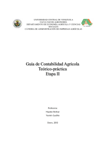 Guía de Contabilidad - Universidad Central de Venezuela