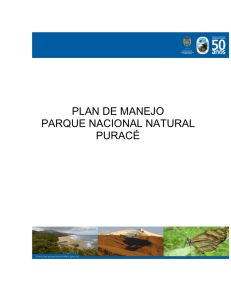Plan de Manejo PNN Purace - Parques Nacionales Naturales de