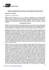 TRIBUNAL ADMINISTRATIVO CENTRAL DE RECURSOS