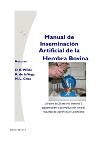 Manual de Inseminación Artificial de la Hembra Bovina