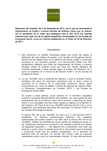 Resolución del Ararteko, de 4 de diciembre de 2012