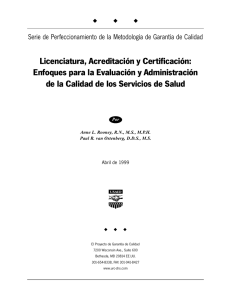 Licenciatura, Acreditación y Certificación