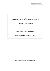 Geografía Historia - IES COMUNIDAD DE DAROCA