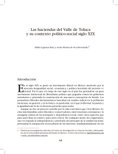 Las haciendas del Valle de Toluca y su contexto político