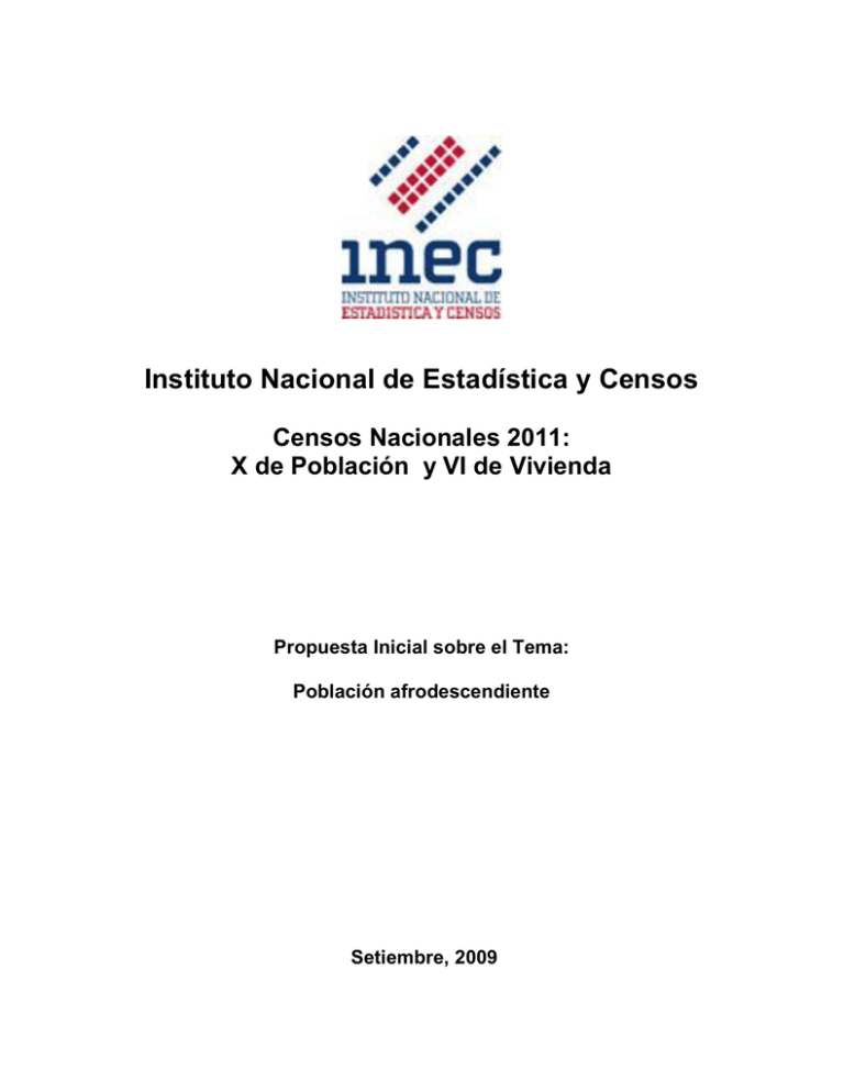 Instituto Nacional De Estadística Y Censos