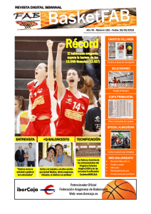 Récord - Federación Aragonesa de Baloncesto