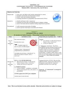español 11 r - Stanford Spanish Language Program