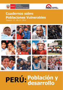 PERÚ: Población y Desarrollo - Ministerio de la Mujer y Poblaciones
