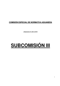 subcomisión iii