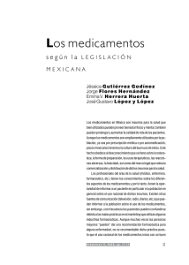 Los medicamentos según la legislación mexicana