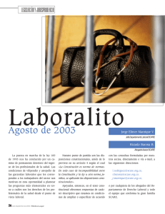 Agosto de 2003 - Revista Medico Legal