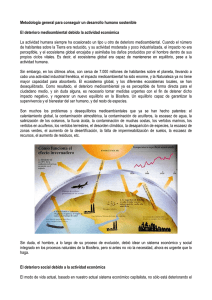 Metodología general para lograr un desarollo humano sostenible