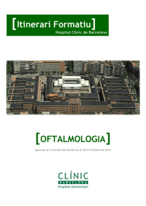 Oftalmología - Hospital Clínic