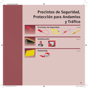 Precintos de Seguridad, Protección para Andamios y Tráfico
