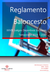 XXVIII Juegos Deportivos Escolares Temporada 2016