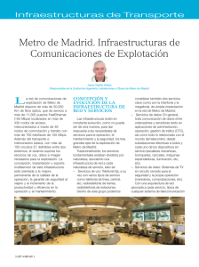 Metro de Madrid. Infraestructuras de Comunicaciones de