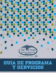 guia de programa y servicios - The Victory Electric Cooperative