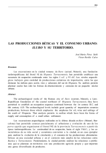 Las Producciones Béticas y el Consumo Urbano: Iluro y su