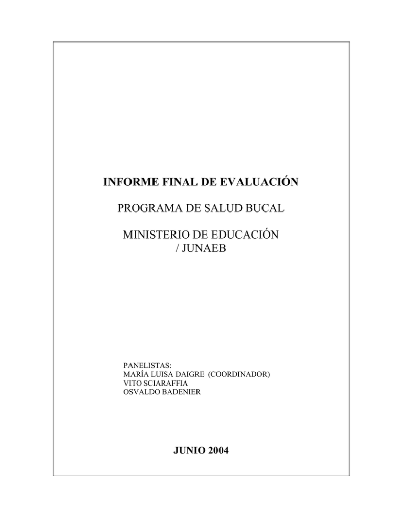 Informe Final De EvaluaciÓn 4194