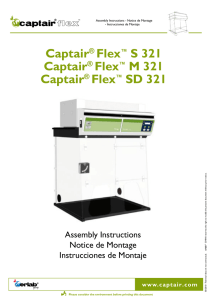 Captair® Flex™ S 321 Captair® Flex™ M 321 Captair® Flex