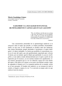 María Guadalupe Llanes GADAMER Y LA IGUALDAD