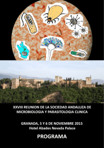 Granada 2015 - Sociedad Andaluza de Microbiología y