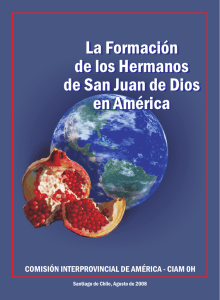 La Formación de los Hermanos de San Juan de Dios en América La
