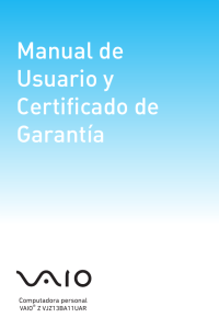 Manual de Usuario y Certificado de Garantía