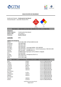 Condensado de Gas Natural