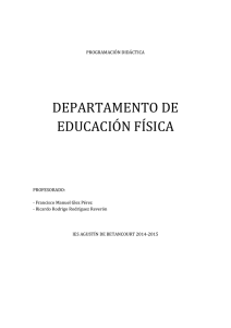 DEPARTAMENTO DE EDUCACI&Oacute;N F&Iacute;SICA