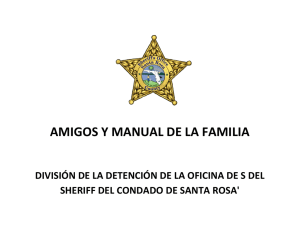 DIVISIÓN DE LA DETENCIÓN DE LA OFICINA DE S DEL SHERIFF