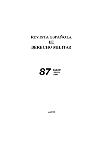 revista española de derecho militar nº 87 enero