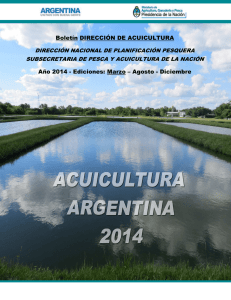 Boletín Dirección de Acuicultura Marzo 2014