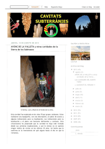 AVENC DE LA VALLETA y otras cavidades de la Sierra - SICE-CS