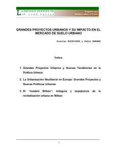 grandes proyectos urbanos y su impacto en el mercado de