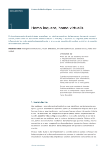 Homo loquens, homo virtualis