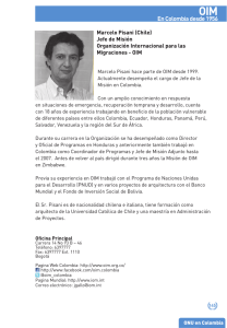 Marcelo Pisani - Naciones Unidas en Colombia