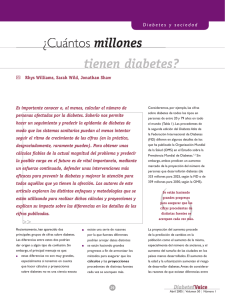 ¿Cuántos millones tienen diabetes?