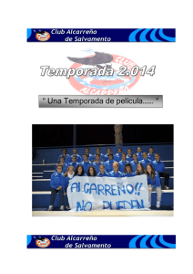 Resumen 2014 - Club Alcarreño de Salvamento