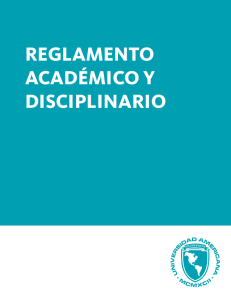 reglamento académico y disciplinario