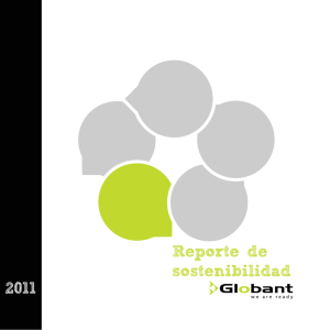 Reporte  de   sostenibilidad 2011