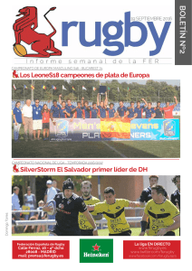 Boletín 02 - Federación Española de Rugby