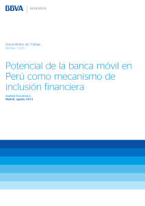 Potencial de la banca móvil en Perú como