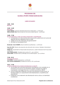GSF - SPA Programme with speakers- Spanish version