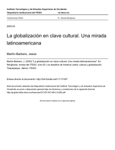La globalización en clave cultural. Una mirada latinoamericana
