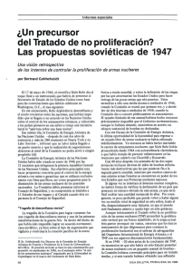 Las propuestas soviéticas de 1947
