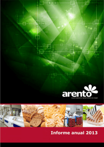 informe anual arento 2013 - Arento, Grupo Cooperativo