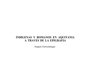 Indígenas y romanos en Aquitania a través de la epigrafía